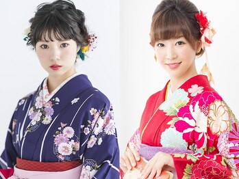 ヘアセット・着付け専門店 FUN-aid【4月上旬 NEW OPEN(予定)】の写真/【★4月NEWOPEN★】着付けの圧倒的技術を納得のコスパで♪今っぽい旬のデザインを師範クラスの着付師が*