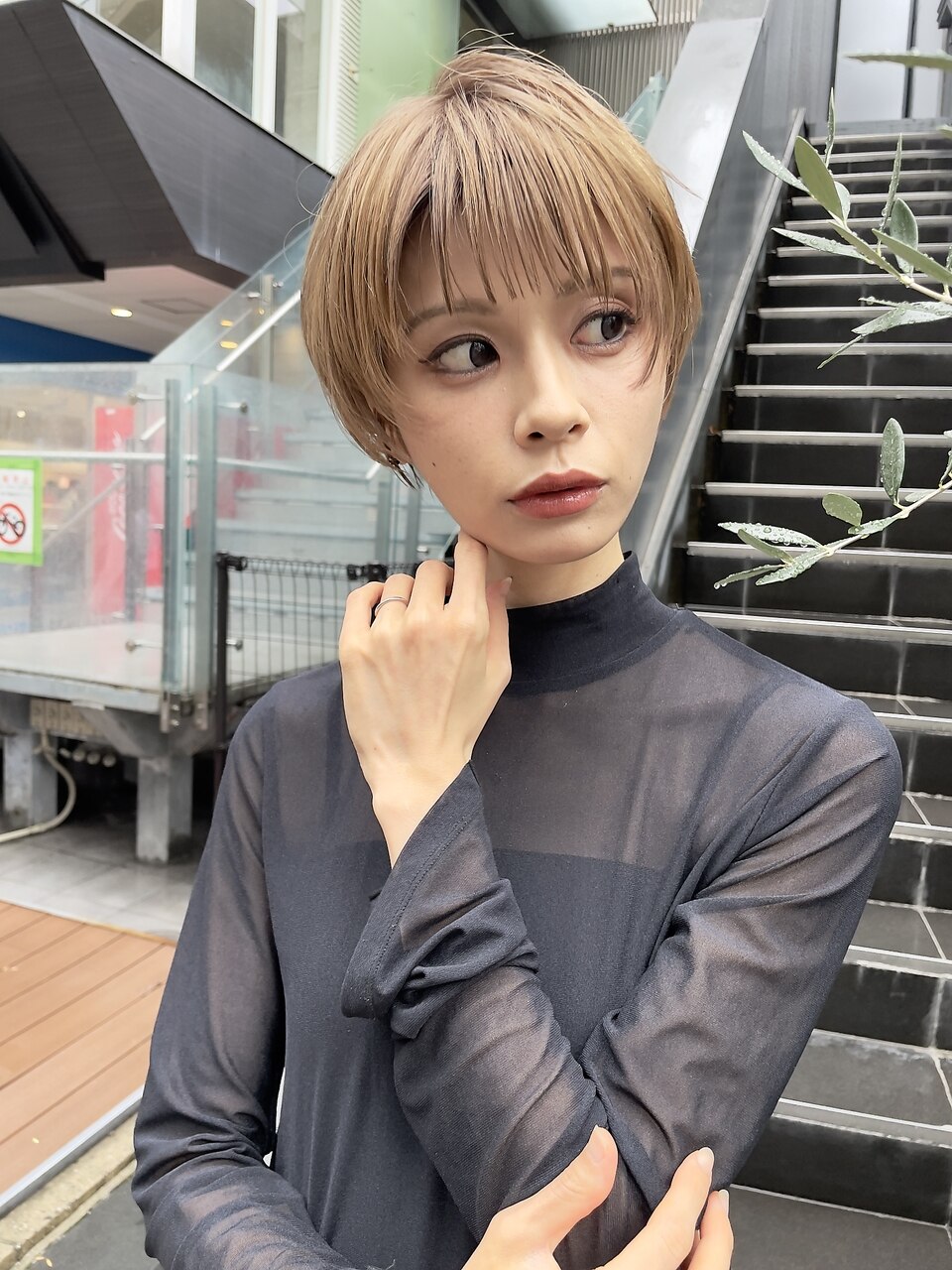 NUDE マッシュショート レイヤーショート コンパクトショート