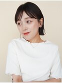 〈s33〉大人ショートハイライト髪質改善キッズカット前髪30代40