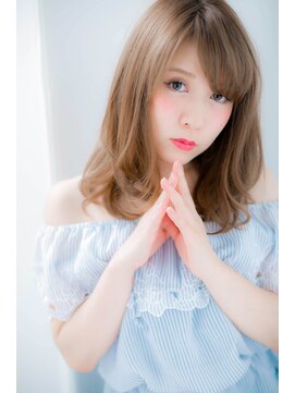 ローレン(LOREN) ＊LOREN＊透明感アッシュベージュ♪ゆるふわガーリーセミディ