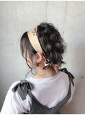 [Syrup・山谷慎太郎] 「スカーフを使ったボブアレンジ」
