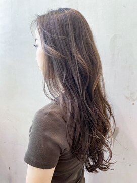 アイティー バイ アルバム 中野店(IT by ALBUM) ラベンダーグレージュ_セミウェットウェーブ_ba306472