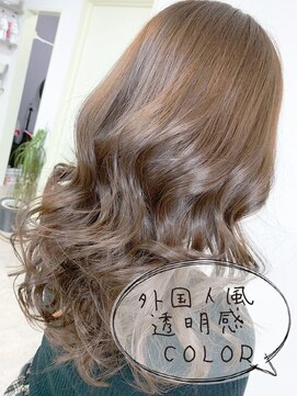 エニーハウ 川口駅東口(Hair & Make anyhow) 透明感外国人風カラーおすすめベージュ
