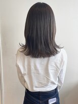 グリーン 渋谷(green)&nbsp;【MIO】透明感暗髪×グレーアッシュ×顔まわりレイヤー