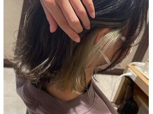 ワントーンだけじゃなくいろんなデザインでカラーを楽しみたい！！ハイライトやインナーカラー♪