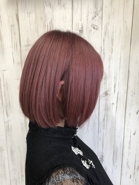 エモート(EMOTE) 顎下ボブ/ベリーピンク/ダブルカラー