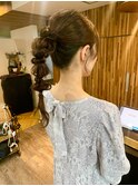 お呼ばれ◎編みおろしポニー