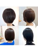 ボブ/ショートボブ/ショート/丸みショート