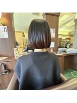 シャンプー ボーイ 宮崎柳丸店(SHAMPOO BOY) 切りっぱなしボブ/髪質改善ストレート【シャンプーボーイ宮崎】