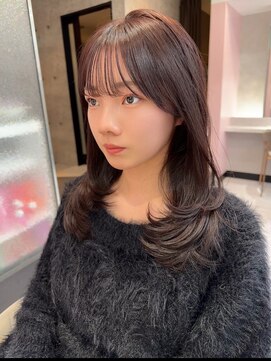 ジーナ 名駅(XENA.) 《xena/中島》似合わせ顔周りカット×ラベンダーグレージュ