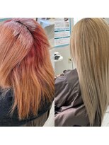 ヘアアンドメイク サファイア 豊橋店(ヘア&メイク SAPPHIRE)&nbsp;#プルエクステ#ピンク#ハイライト#春#カワイイ#アクセント