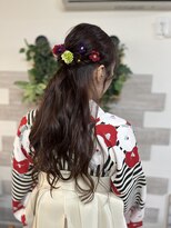 ロカット サロン(Roquat Salon)&nbsp;袴とヘアセット　【立川/袴/ヘアメイク/立川/袴着付け】