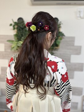 ロカット サロン(Roquat Salon) 袴とヘアセット　【立川/袴/ヘアメイク/立川/袴着付け】