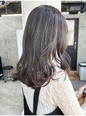 シアーグレージュ＊ブリーチ無しダブルカラー