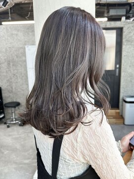 チル(chill) シアーグレージュ＊ブリーチ無しダブルカラー