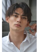 オルズ 渋谷(ALLZ)&nbsp;センターパート縦落ちツイストスパイラルパーマ波巻きパーマ