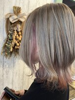 ピピランチェ(PIPIRANCHE)&nbsp;ミルクティーベージュ×ホワイトピンク