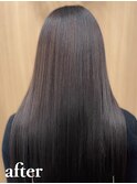 美髪ストレート(縮毛矯正)＋髪質改善トリートメント