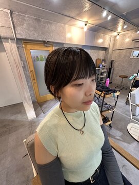 サーディースリーエーカーズヘアスタジオ(33Acers Hair Studio) ショート×天使バング