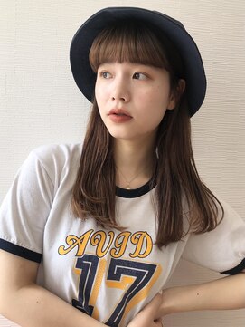 ユニコ(unico) ワイドバング/まろやかブラウン