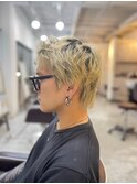 MEN'SHAIRベリーショートハイトーンカラー