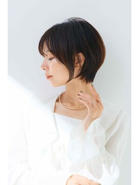 エイチツーオーアヴェダ 渋谷ヒカリエＳｈｉｎＱｓ店 クロードモネＨ２Ｏアヴェダ 40代大人ショートボブ/渋谷/渋谷駅