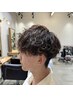 【オシャレ男子注目】波巻きパーマ+カット+スキャルプケアシャンプー+marrb