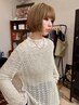 《6月naho指名限定》カット+ケアブリーチダブルカラー￥19500→￥13650～