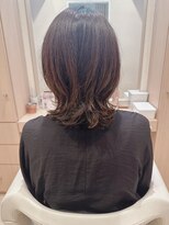 コーエン(cowen) 伸ばしかけグレージュひし形ミディアム似合わせイメチェン40代