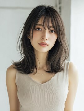 デバイス バイ フレイムス 越谷(DEVICE by Frames) 忙しい30代に人気!越谷の時短セミロング×ヘーゼルグレージュ