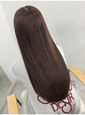 ロング美髪顔周りレイヤー韓国ヘアくびれヘア_momo0008