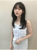 韓国ハッシュレイヤーロング色気ロング