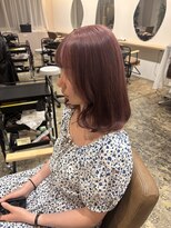 ユッカ 梅田(YUCCA)&nbsp;【YUCCA】大人可愛い/ミディアム/pink beige