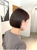 【Meenaハザマ】朝ラクまとまるボブ×アッシュブラウン