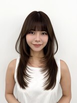 アマトウキョウスマートサロン(AMA TOKYO×Smart Salon)&nbsp;くびれレイヤー/顔まわりカット/くびれ巻き/レイヤーカット