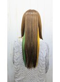 ★推し活にも◎赤みレスブラウン×2色インナー◎