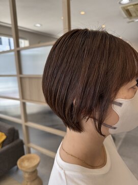 リル バイ フレイムス 川口(Lilou by Frames) ショートボブ