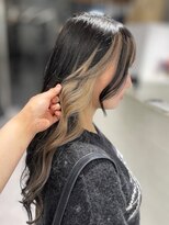 ファイブバイジエクト 堀江(FIVE by The Ect)&nbsp;インナーカラー/ヘーゼルブラウン/ブリーチ