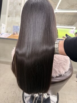 オススメ！透明感暗髪カラー