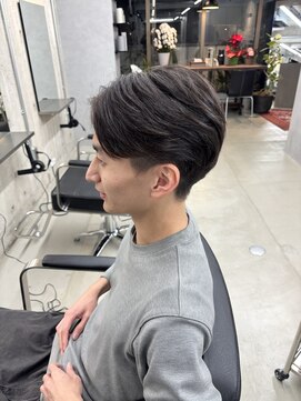 オルカ(ORCA) ニュアンスパーマ/men's/センターパート/ダウンパーマ/新宿/藤沼