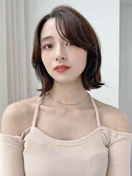 バイオレット 表参道店(Violet) ぱっつんボブアレンジ/外はねボブ