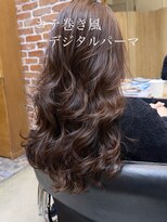 チョビー(Chobii)&nbsp;東京表参道コテ巻き風デジタルパーマレイヤーカット/栗原33