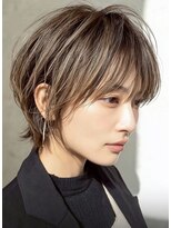 ハーツ(Heart's)&nbsp;ミセスショート×白髪ぼかしカラー３０代４０代５０代６０代