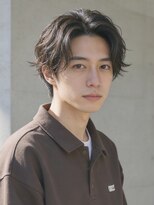 ノエルヘアー(Noel hair)&nbsp;韓国マッシュセンターパートダウンパーマニュアンスパーマウルフ
