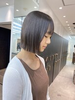 ロンドアジュール 横浜(Lond azur)&nbsp;丸みショートボブ/レイヤー/20代30代40代50代/顔周りカット