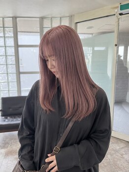 ハロヘアー(halo hair)の写真/透明感・艶感・抜け感を叶えるデザインカラーで、あなたらしい魅力を引き出す似合わせスタイルへ♪