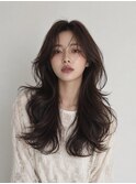 レイヤー レイヤーカット 韓国風 ロング 20代 30代 表参道 青山