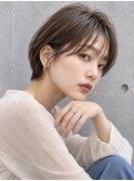 ショートカット・レイヤーカット×白髪ぼかし