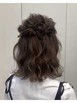 カイノ 福岡天神店(KAINO)&nbsp;ゆるふわハーフアップアレンジ