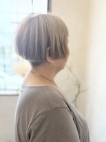 トップヘアー 大元店(TOP HAIR)&nbsp;50代60代70代ベージュ刈り上げコンパクトミニボブ